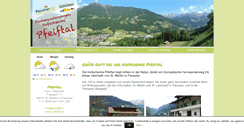Desktop Screenshot of pfeiftal.it